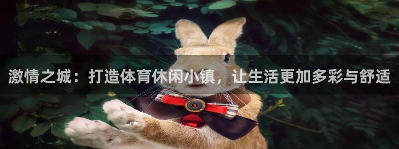 vsport体育：激情之城：打造体育休闲小镇，让生活更加多彩与舒适